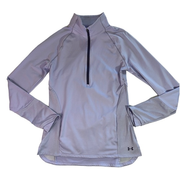 Under Armour Tops - Under Armour Fitted/Coule Adjustee Lavender Running Workout Jacket Size Small